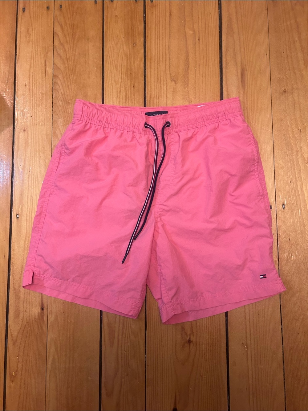 Tommy Hilfiger Men’s Coral Pink Swim Trunks